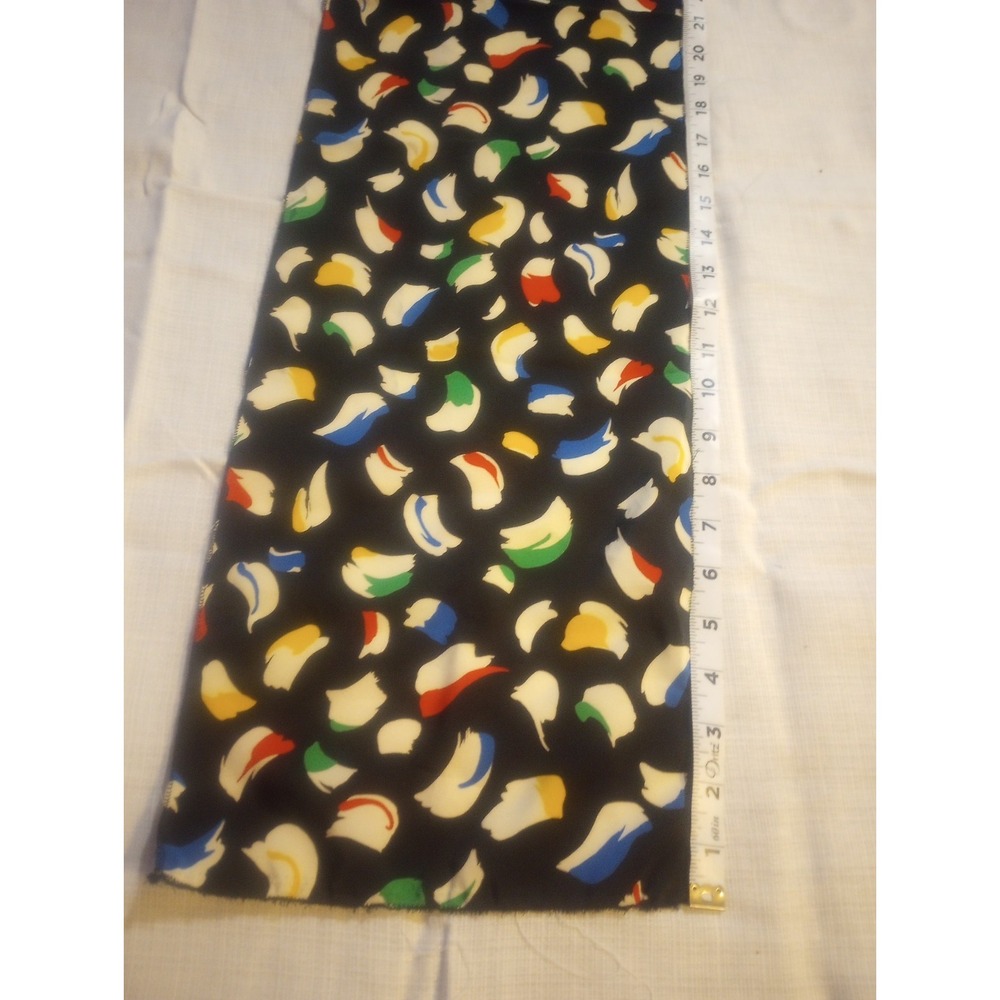 Unbranded Rectangular Abstract Multicolor Rectangular‎ Scarf 44x9.5 - Picture 2 of 4